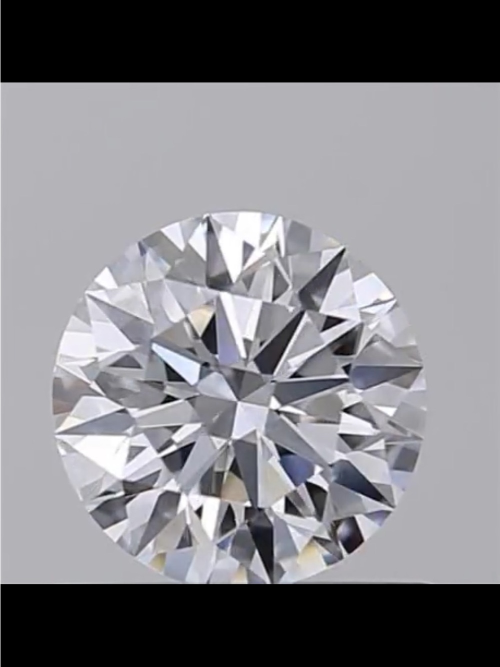 0.74 Carat Ideal Cut Round Lab-Grown Diamond - Picture 2 of 2